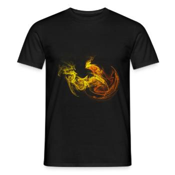 Stripes - Männer T-Shirt - Schwarz - Vorne - AI Model Male 178 light (178cm)