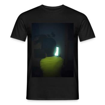 Wer bin ich wenn ich online bin - Männer T-Shirt - Schwarz - Vorne - AI Model Male 178 light (178cm)