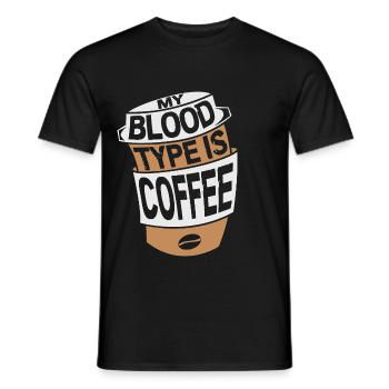 Nurse Caregiver Blood Sampling Phlebotomist - Men's T-Shirt - black - Front - AI Model Male 178 light (178cm)