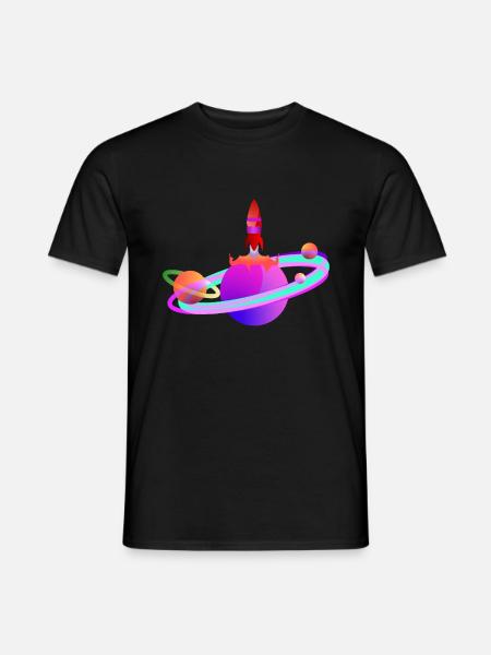 Racket - Men's T-Shirt - black