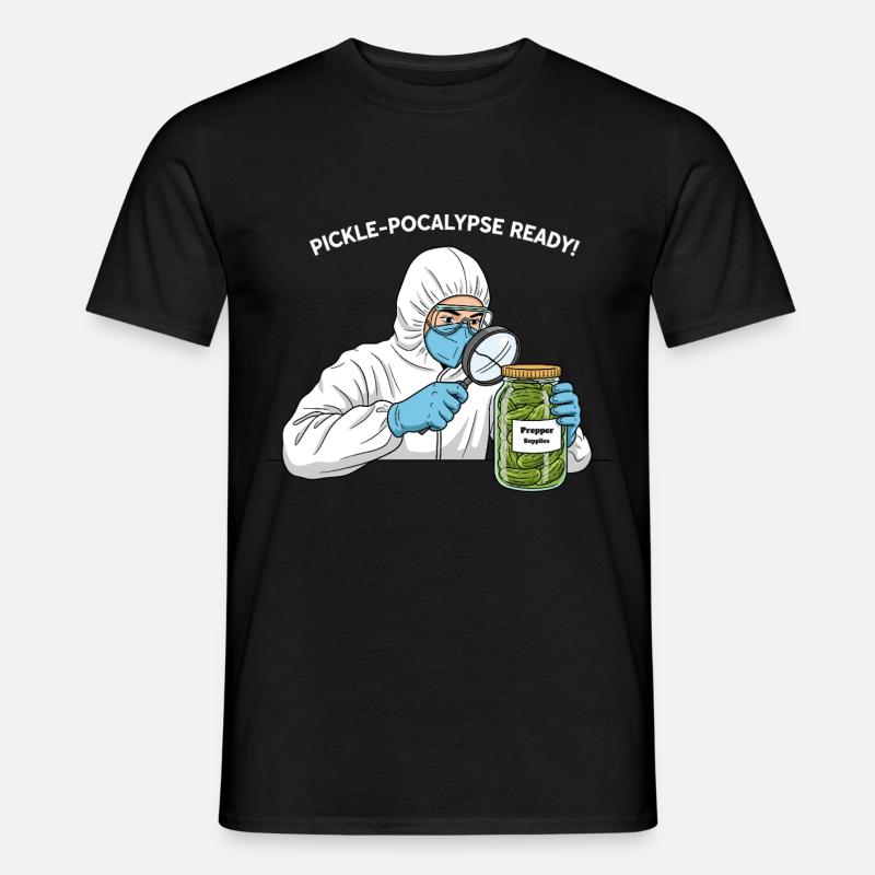 Pickle-pocalypse Ready ! - Männer T-Shirt - Schwarz
