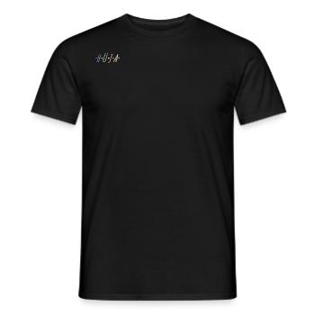 HÜJA, Hü - Farbenfrohes Reitsport-Shirt - Männer T-Shirt - Schwarz - Vorne - AI Model Male 178 light (178cm)