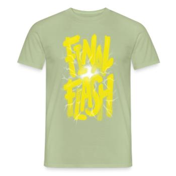 Final Flash - Men's T-Shirt - sage - Front - AI Model Male 178 light (178cm)