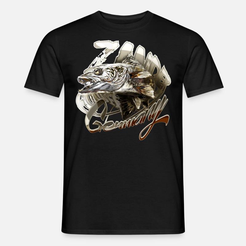 zander hunter germany - Männer T-Shirt - Schwarz