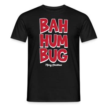Bah Humbug Joyeux Noël Drôle Anti Noël Grouch - T-shirt homme - noir - Devant - AI Model Male 178 light (178cm)