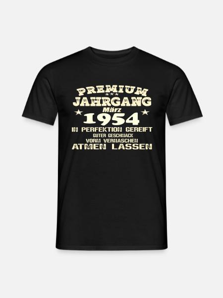 1954 Perfektion - Männer T-Shirt - Schwarz