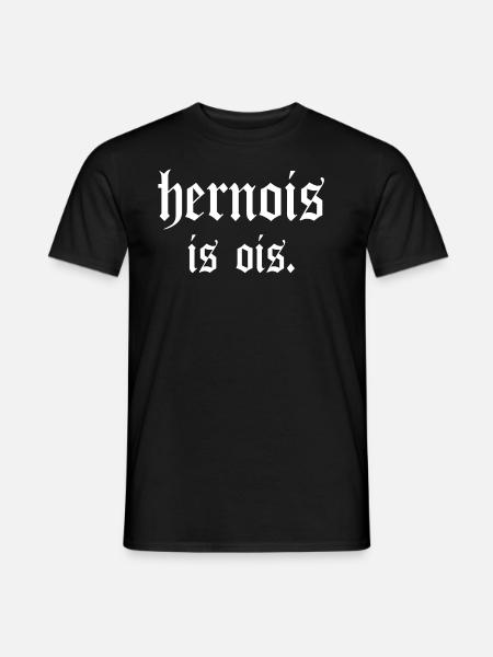 Hernals Wien 17 - Hernois is ois - Männer T-Shirt - Schwarz
