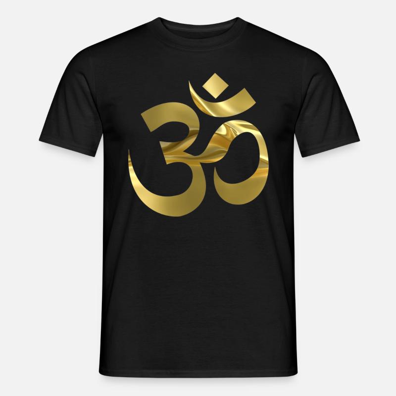 OM - Männer T-Shirt - Schwarz