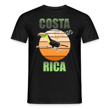 Tucan Costa Rica - T-shirt homme - noir - Devant - AI Model Male 178 light (178cm)