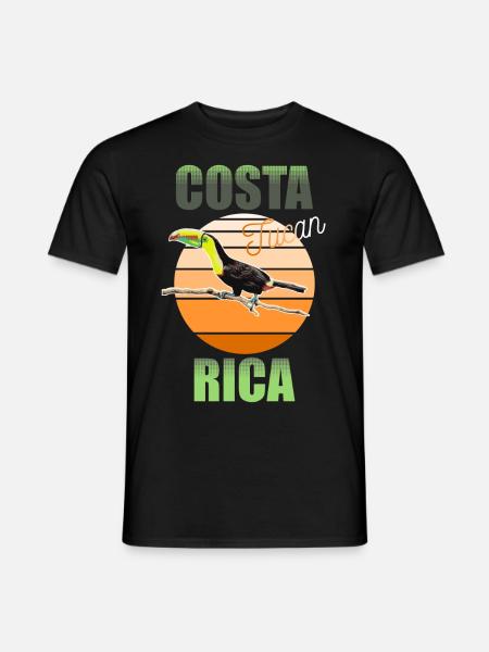 Tucan Costa Rica - T-shirt homme - noir