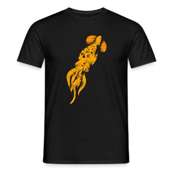 Riesen-Kalmar Kreatur cooles Geschenk - Männer T-Shirt - Schwarz - Vorne - AI Model Male 178 light (178cm)