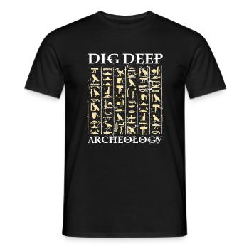 Ikonen Archäologie Entdeckung Geschenk - Männer T-Shirt - Schwarz - Vorne - AI Model Male 178 light (178cm)