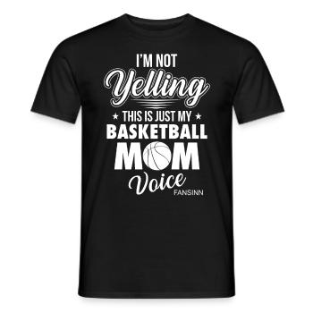 Basketball Sport Ball Jeu Panier joueur cadeau - T-shirt homme - noir - Devant - AI Model Male 178 light (178cm)