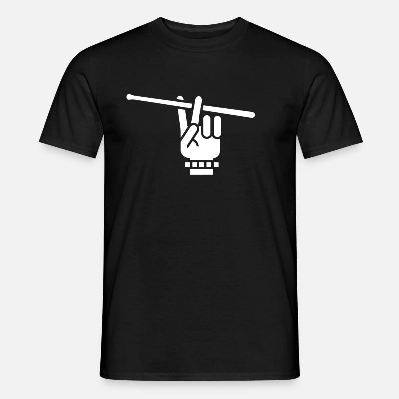 Batteur - Astuce - T-shirt homme - noir