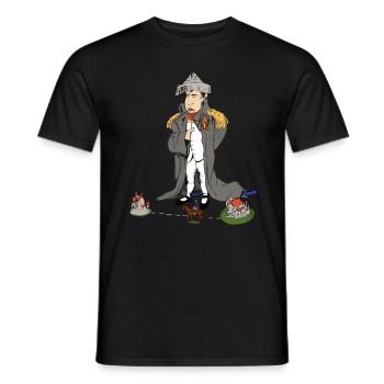 Drôle Napoléon Bonaparte - T-shirt homme - noir - Devant - AI Model Male 178 light (178cm)