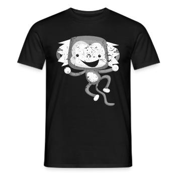 süßes fantastisches Kapuzineraffe Geschenk - Männer T-Shirt - Schwarz - Vorne - AI Model Male 178 light (178cm)