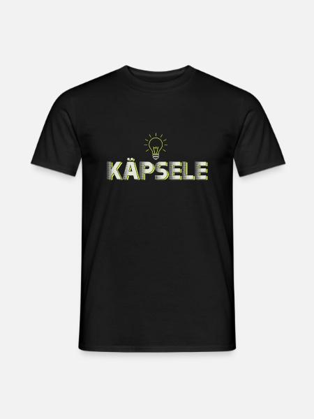 Käpsele Schwabe schwäbisch schwäbisches Geschenk - Männer T-Shirt - Schwarz