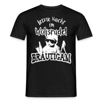 Junggesellenabschied JGA Männer für Bräutigam - Männer T-Shirt - Schwarz - Vorne - AI Model Male 178 light (178cm)