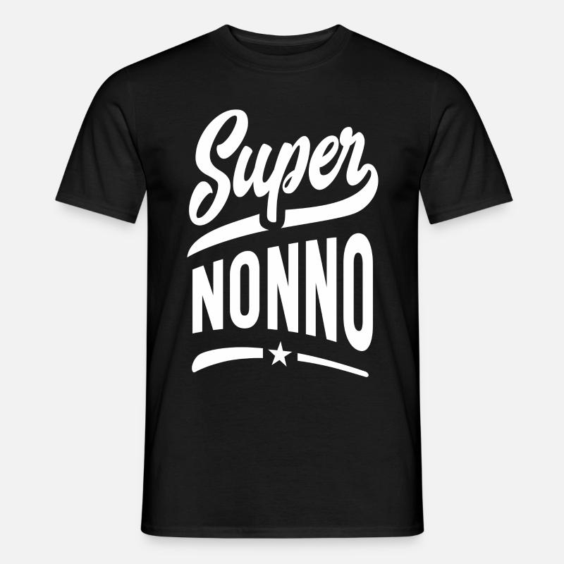 Super Nonno - Männer T-Shirt - Schwarz