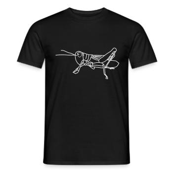 Grasshopper - Men's T-Shirt - black - Front - AI Model Male 178 light (178cm)