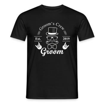JGA Bachelor Party - T-shirt homme - noir - Devant - AI Model Male 178 light (178cm)