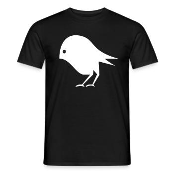 Vogel Abbildung - Männer T-Shirt - Schwarz - Vorne - AI Model Male 178 light (178cm)