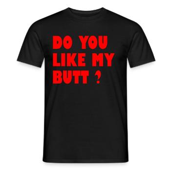 funny gift idea - Men's T-Shirt - black - Front - AI Model Male 178 light (178cm)