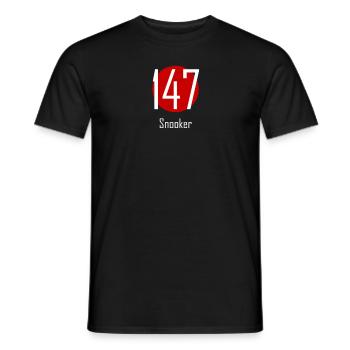 Snooker 147 Design Shirt Joueur De Snooker Cadeau - T-shirt homme - noir - Devant - AI Model Male 178 light (178cm)