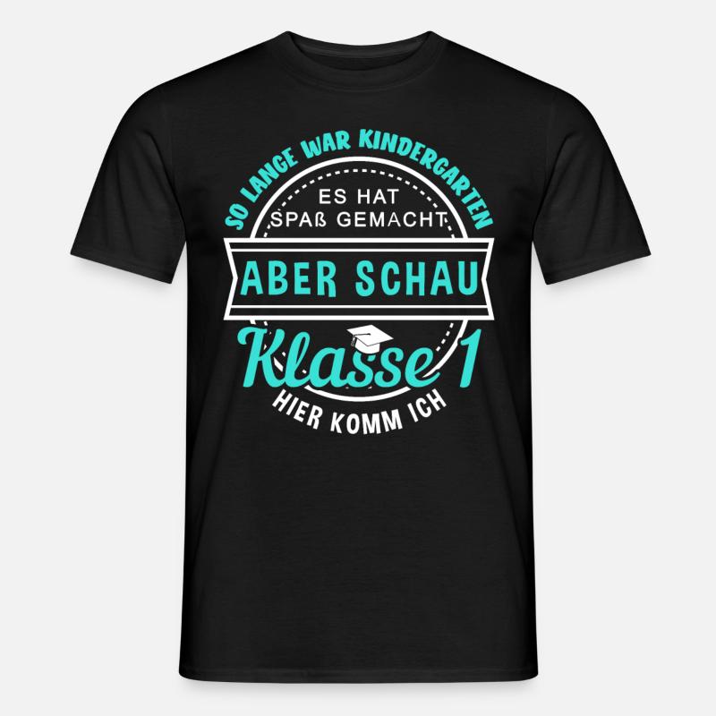 Schule Kindergarten Geschenke - Männer T-Shirt - Schwarz