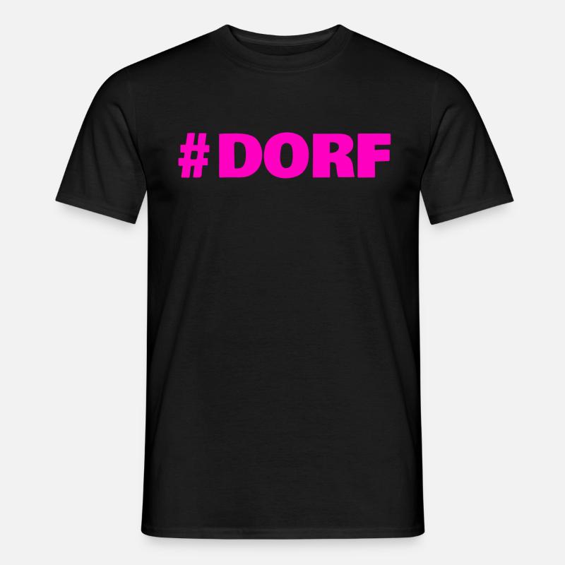 #Dorf - Men's T-Shirt - black