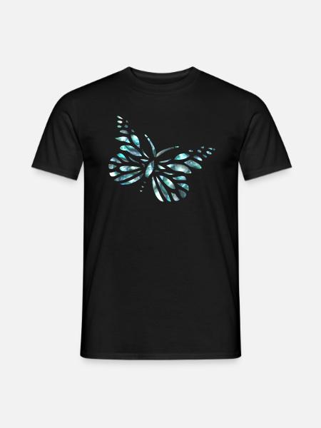 Papillon diamants - T-shirt homme - noir