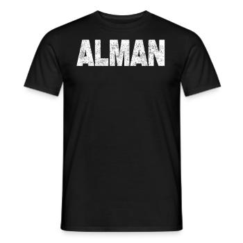 Alman Shirt German Citizenship Gift - Men's T-Shirt - black - Front - AI Model Male 178 light (178cm)
