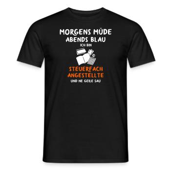Steuerfachangestellte Steuer Steuerberater - Männer T-Shirt - Schwarz - Vorne - AI Model Male 178 light (178cm)