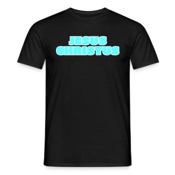 Jésus-Christ - T-shirt homme - noir - Devant - AI Model Male 178 light (178cm)