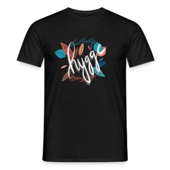 hygge - T-shirt homme - noir - Devant - AI Model Male 178 light (178cm)
