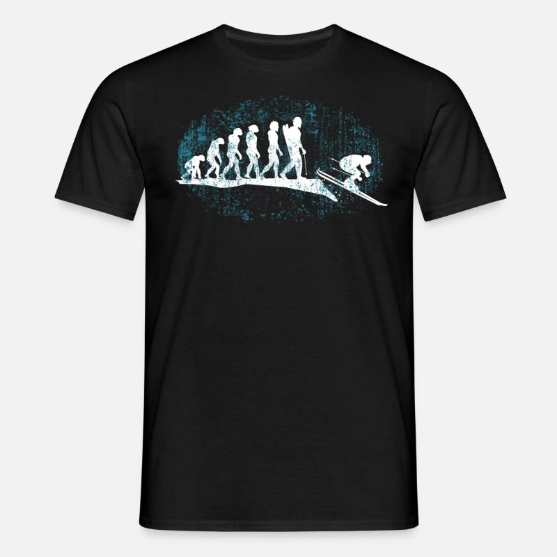 Ski Evolution Skiing - Men's T-Shirt - black