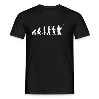 Développement du poisson Cool Gift Art - T-shirt homme - noir - Devant - AI Model Male 178 light (178cm)