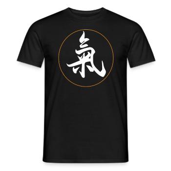 Qigong Qi Gong Tai Chi Thai Chi Chigong Yoga - Men's T-Shirt - black - Front - AI Model Male 178 light (178cm)