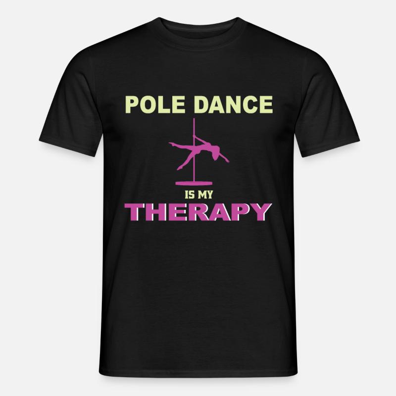 Pole dance pole dance pole dance danseur hobby - T-shirt homme - noir