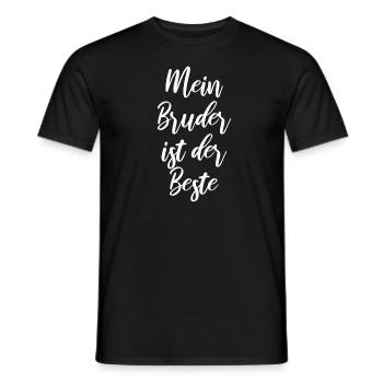 Mein Bruder ist der Beste - Männer T-Shirt - Schwarz - Vorne - AI Model Male 178 light (178cm)