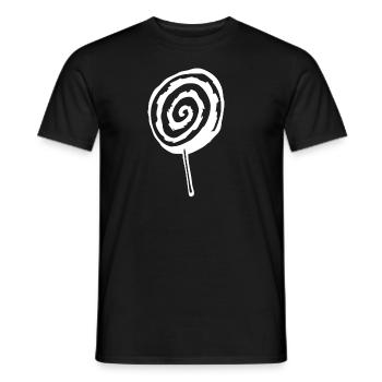 Lolli Lollipop - Men's T-Shirt - black - Front - AI Model Male 178 light (178cm)