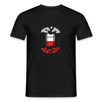 Einfacher Film Streifen Geschenkidee - Männer T-Shirt - Schwarz - Vorne - AI Model Male 178 light (178cm)
