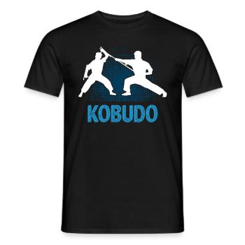 Kobudo japanische Kampfkunst Geschenkidee Geschenk - Männer T-Shirt - Schwarz - Vorne - AI Model Male 178 light (178cm)