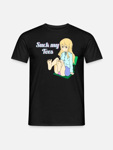 Suck my toes - Men's T-Shirt - black