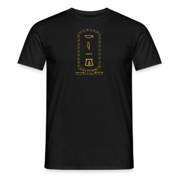 King Cartouche - T-shirt homme - noir - Devant - AI Model Male 178 light (178cm)