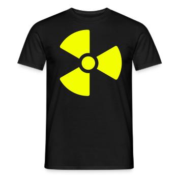 Conception radioactive - T-shirt homme - noir - Devant - AI Model Male 178 light (178cm)