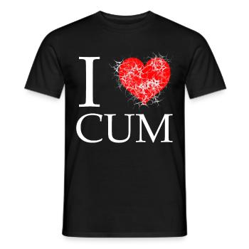 J’adore Sperme Sperme Sperme Jizzle sperme sous-traitance sexe - T-shirt homme - noir - Devant - AI Model Male 178 light (178cm)