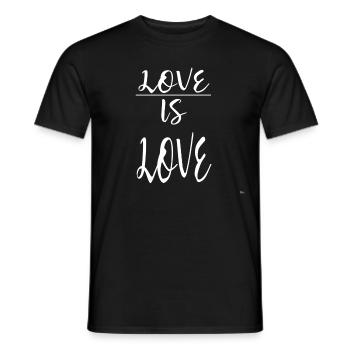 Partenariat amour amour - T-shirt homme - noir - Devant - AI Model Male 178 light (178cm)