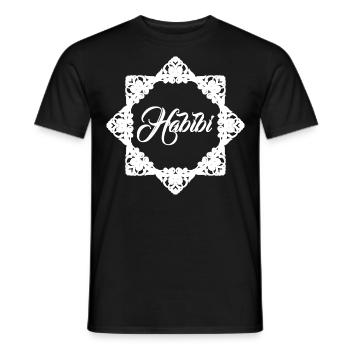 Cher Habibi - T-shirt homme - noir - Devant - AI Model Male 178 light (178cm)