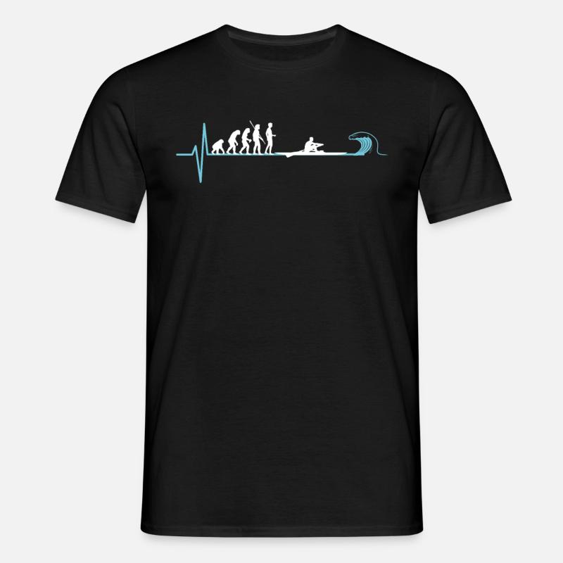 Rowing evolution - Men's T-Shirt - black